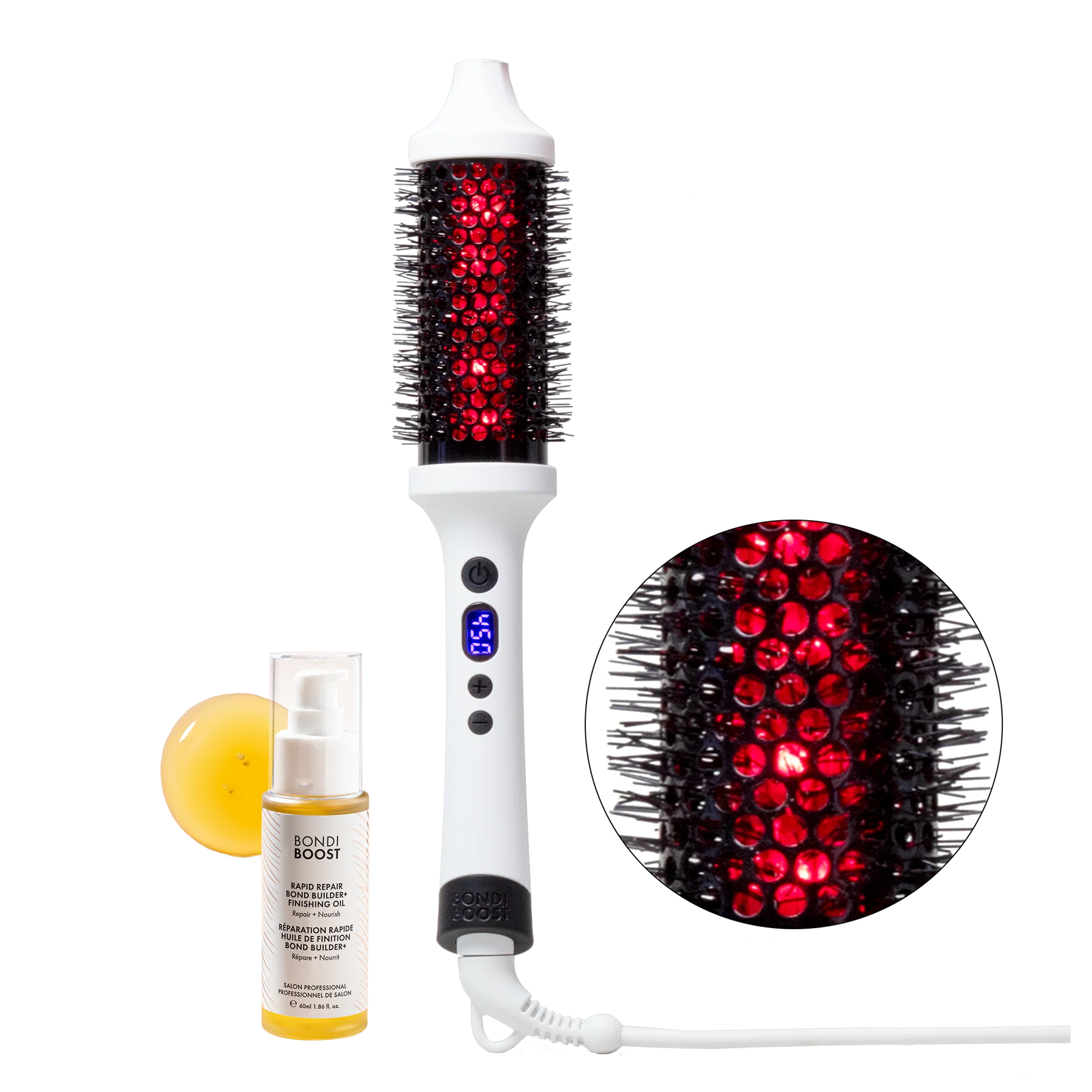 INFRARED THERMAL BOUNCE BRUSH & BOND BUILDER+ FINISHING OIL DUO